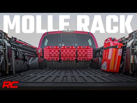 Rough Country | Molle Panel | Jeep Molle Panel Bed Mounting System 20-Up Gladiator Combo-All Sides Rough Country | 10634