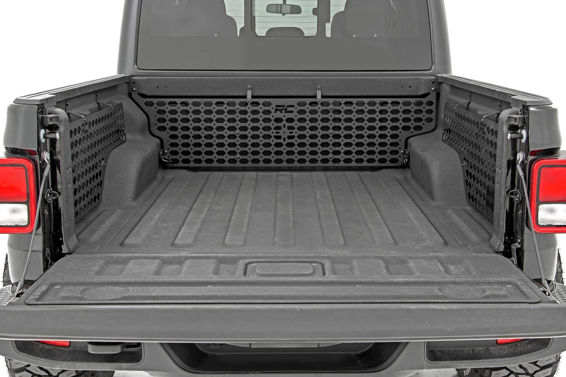 Rough Country | Molle Panel | Jeep Molle Panel Bed Mounting System 20-Up Jeep Gladiator Driver and Passenger Rough Country | 10636