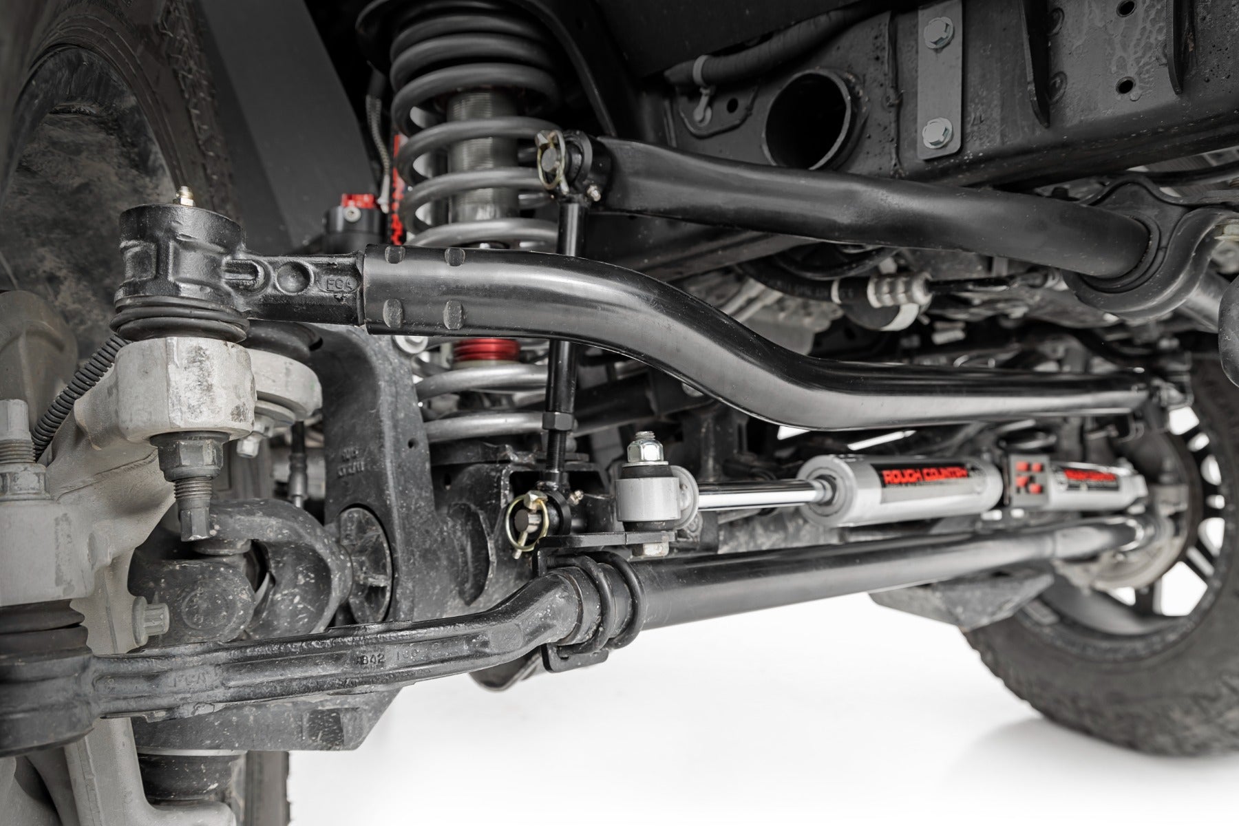 Rough Country | HD Steering | High Steer Kit Track Bar Bracket Combo 18-22 Jeep Wrangler JL Rough Country | 10638