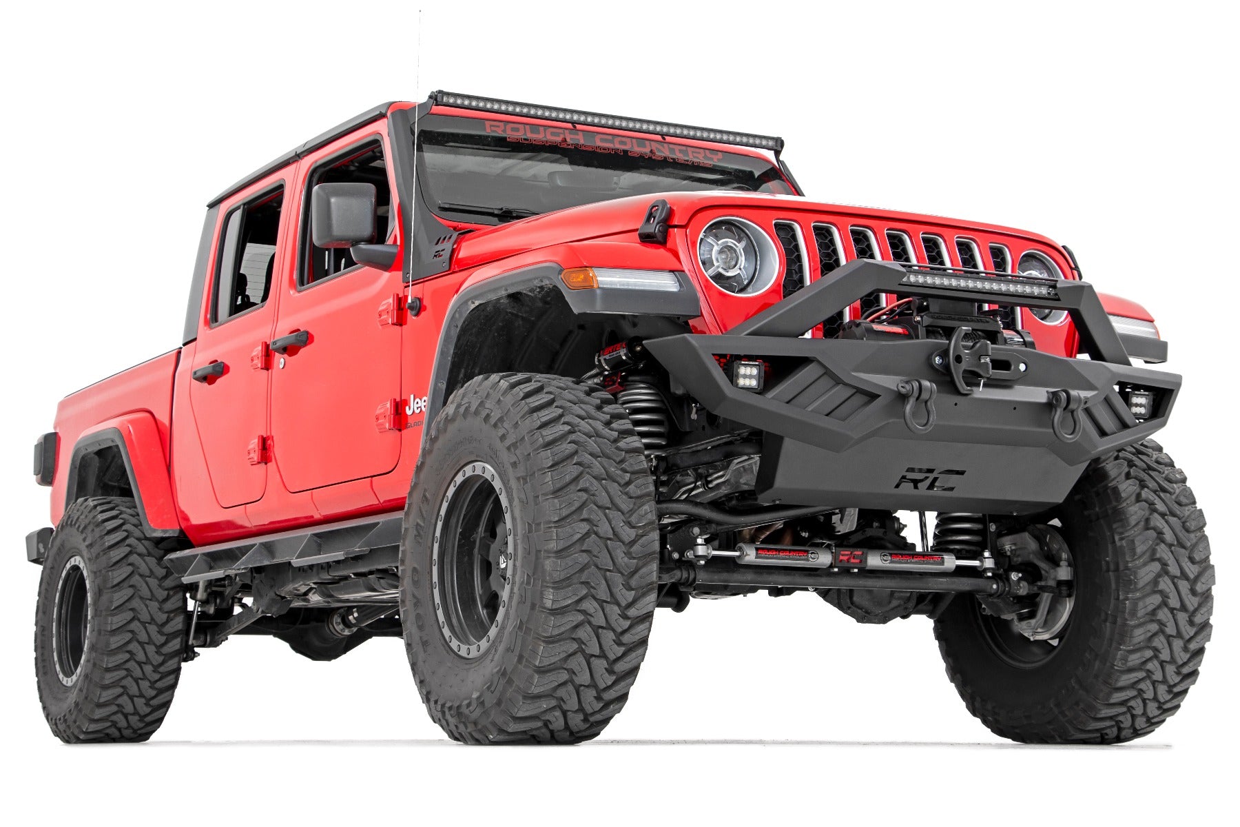 Rough Country | Front Bumpers | Jeep Full Width Off-Road Front Bumper For JK,JL, Gladiator JT Rough Country | 10645A