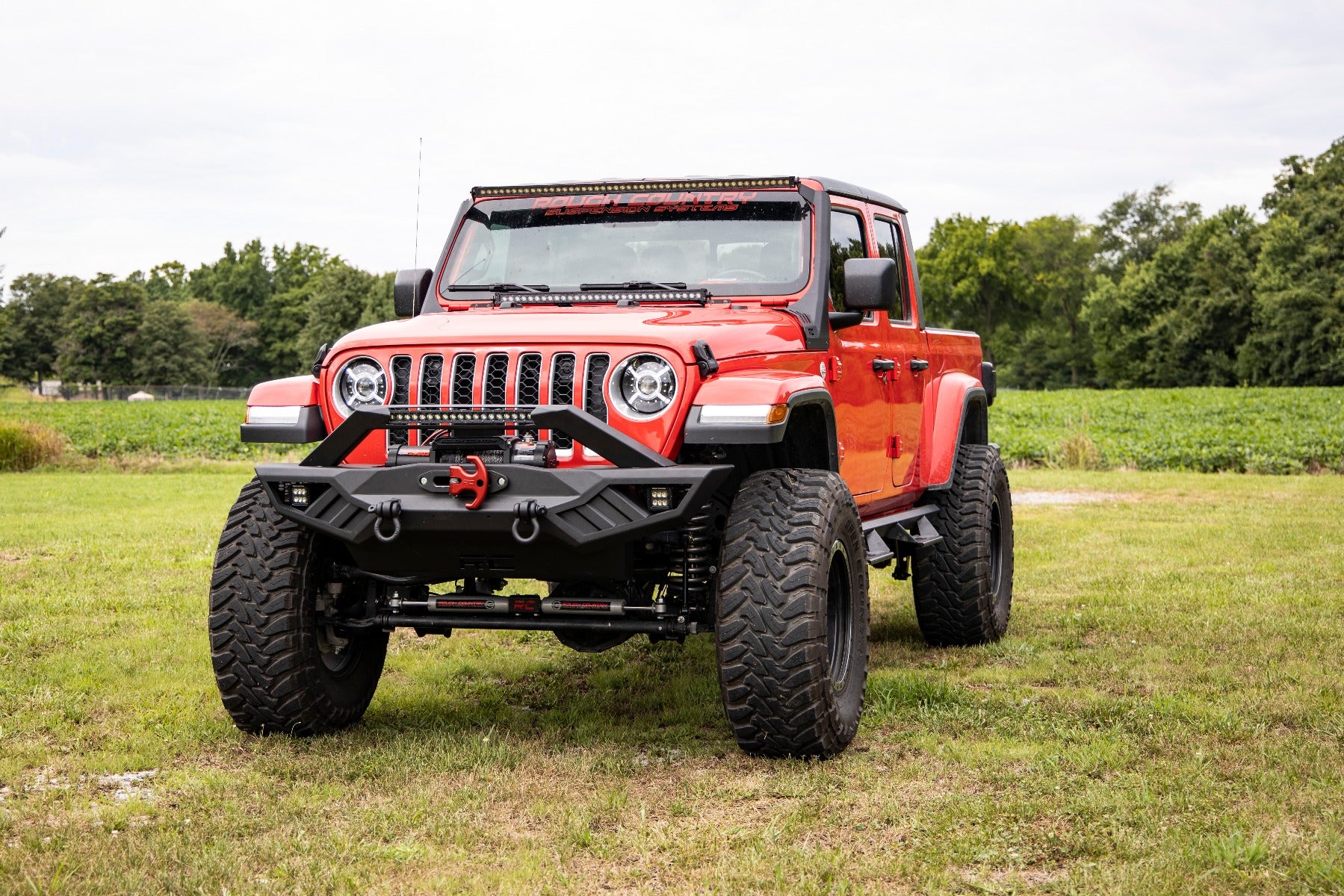 Rough Country | Front Bumpers | Jeep Full Width Off-Road Front Bumper For JK,JL, Gladiator JT Rough Country | 10645A