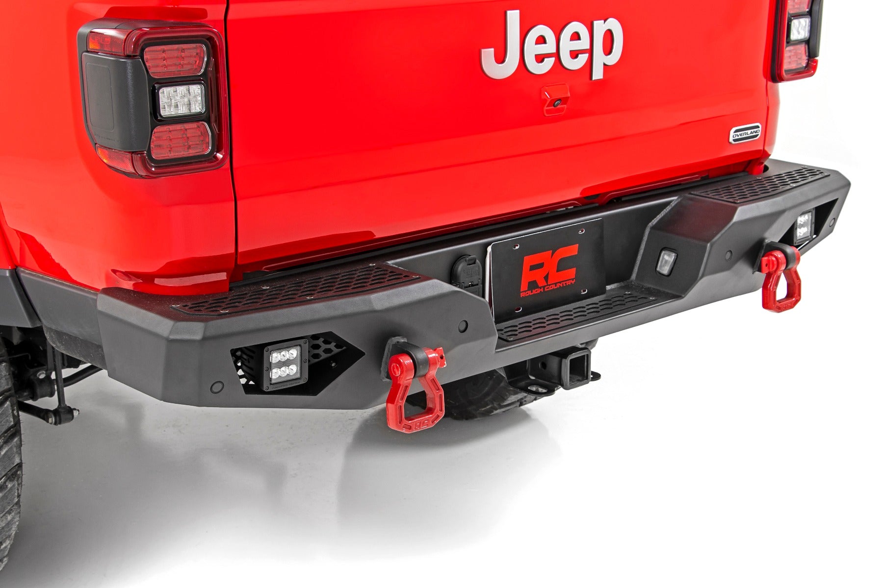 Rough Country | Rear Bumpers | Jeep Heavy-Duty Rear LED Bumper For 20- Up Gladiator Rough Country | 10646