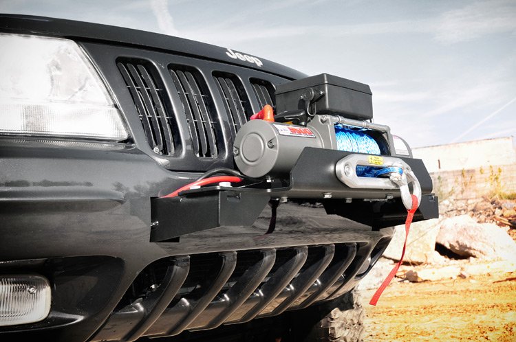 Rough Country | Winch Mount Plate | Jeep Winch Mounting Plate 99-04 Grand Cherokee WJ Rough Country | 1064