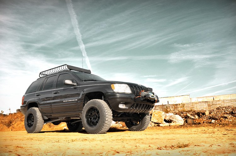 Rough Country | Winch Mount Plate | Jeep Winch Mounting Plate 99-04 Grand Cherokee WJ Rough Country | 1064