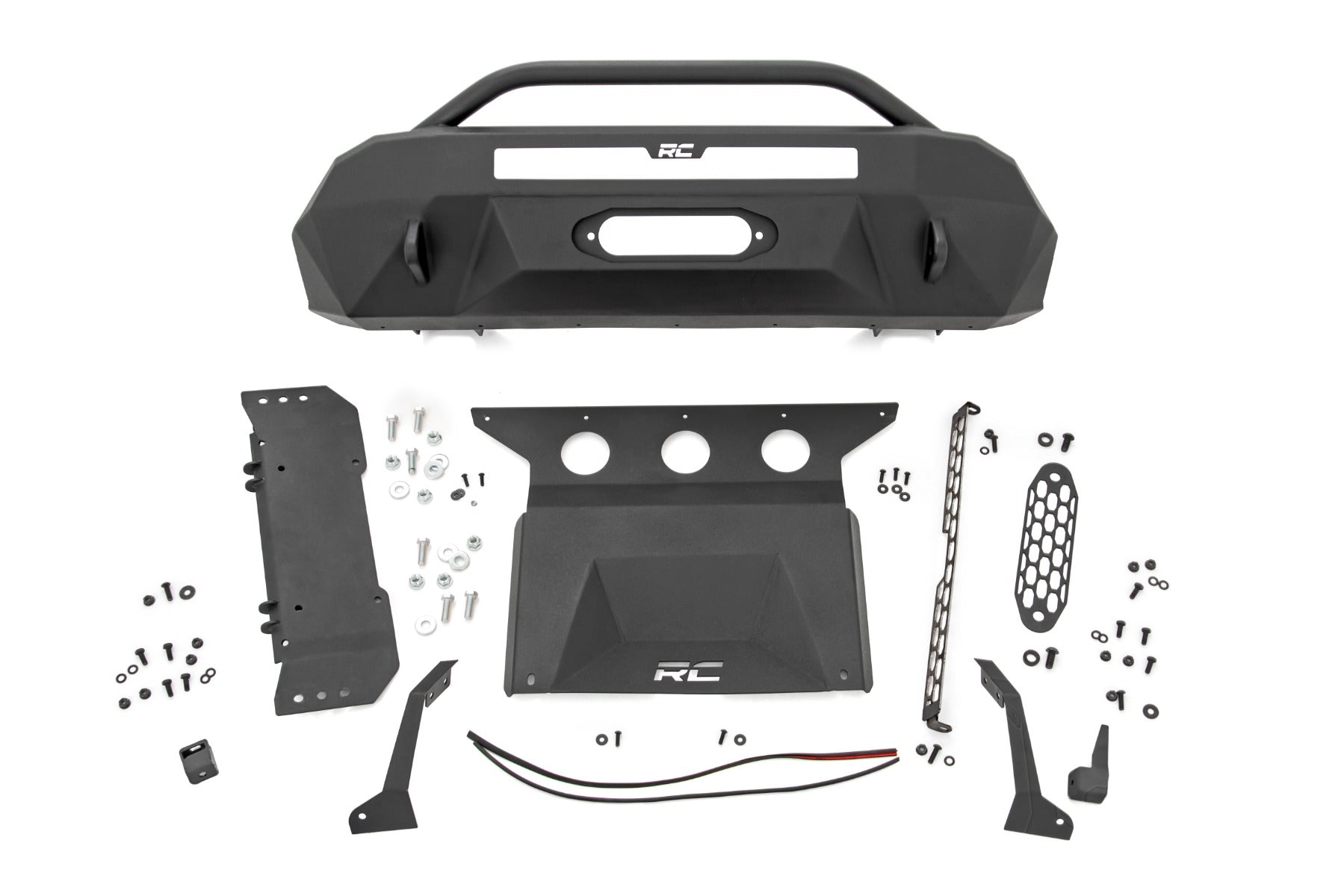 Rough Country | Front Bumpers | Front Bumper Hybrid Winch Mount Only 16-22 Toyota Tacoma 2WD/4WD Rough Country | 10712