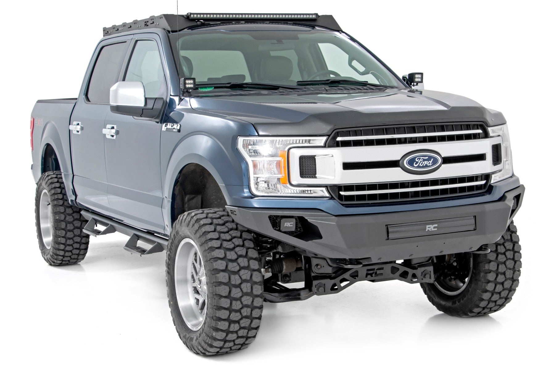 Rough Country | Front Bumpers | Ford Front High Clearance LED Bumper 18-20 Ford F-150 Rough Country | 10756A