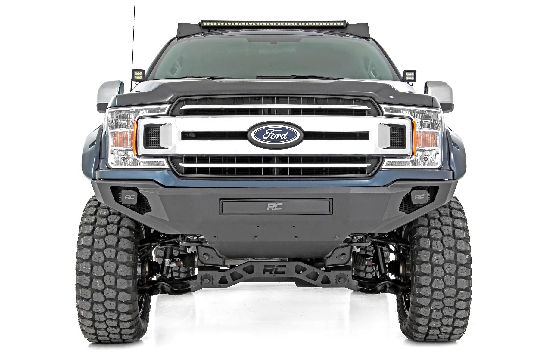 Rough Country | Front Bumpers | Ford Front High Clearance LED Bumper 18-20 Ford F-150 Rough Country | 10756A