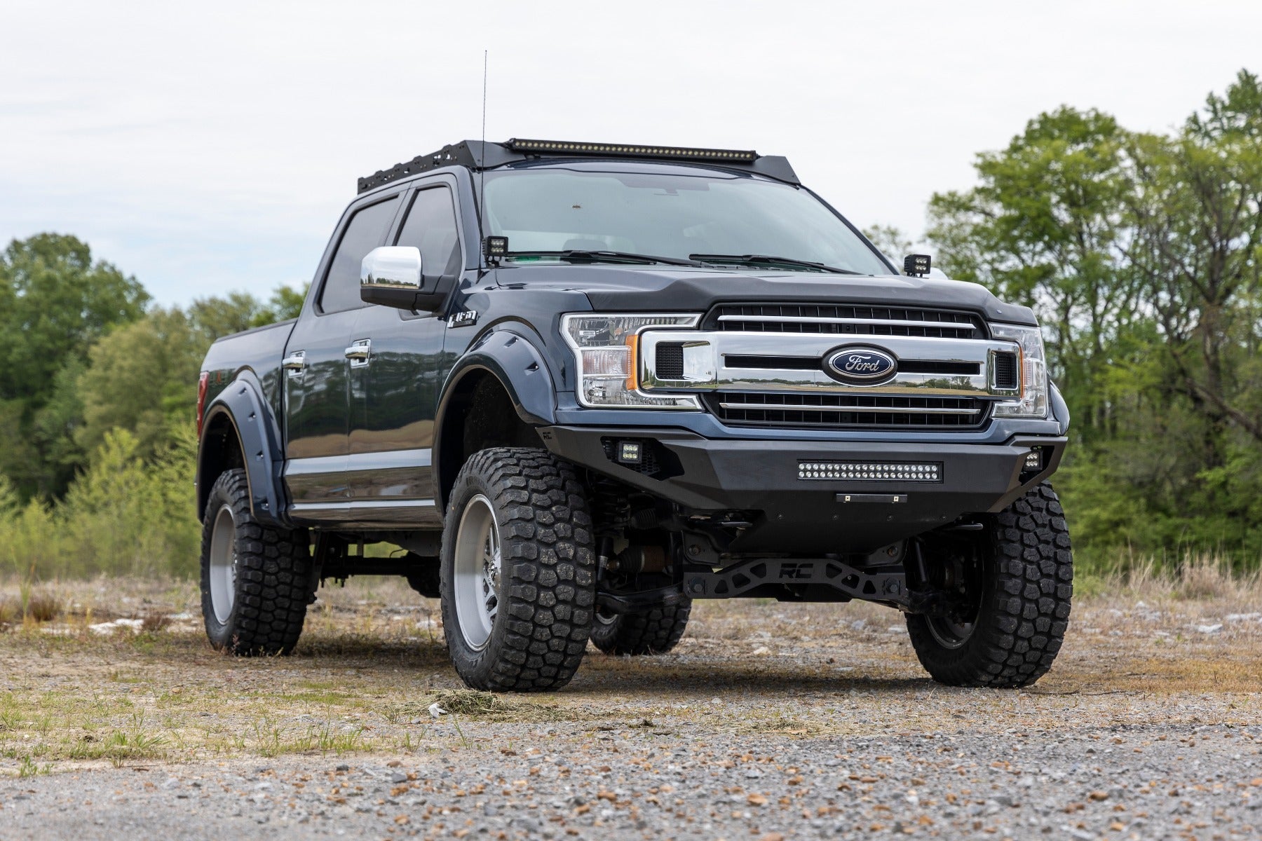 Rough Country | Front Bumpers | Ford Front High Clearance LED Bumper 18-20 Ford F-150 Rough Country | 10756A