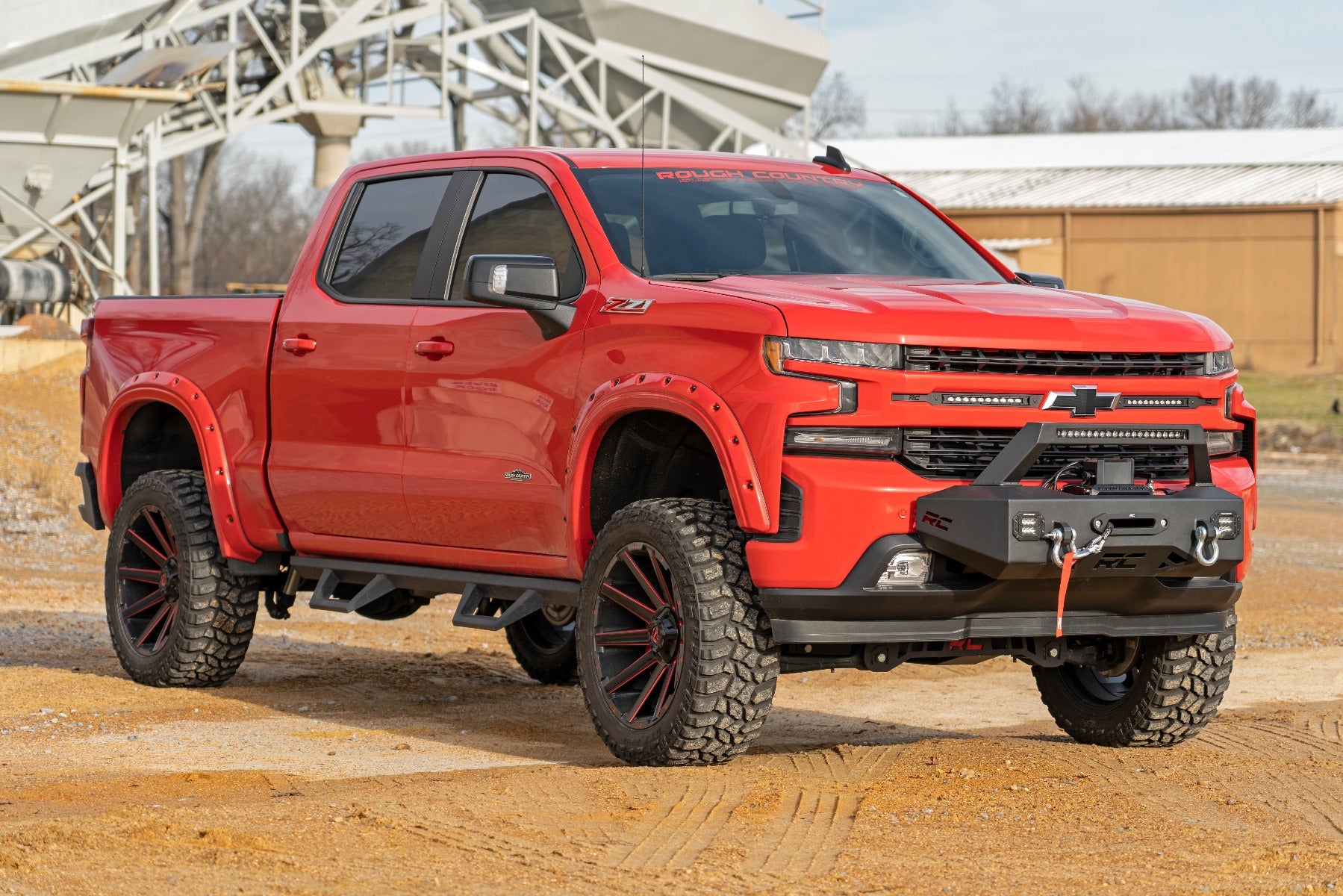Rough Country | Winch Mounting Kits | Silverado 1500 EXO Winch Mount System For 19-Pres Chevrolet Silverado 1500 Rough Country | 10765