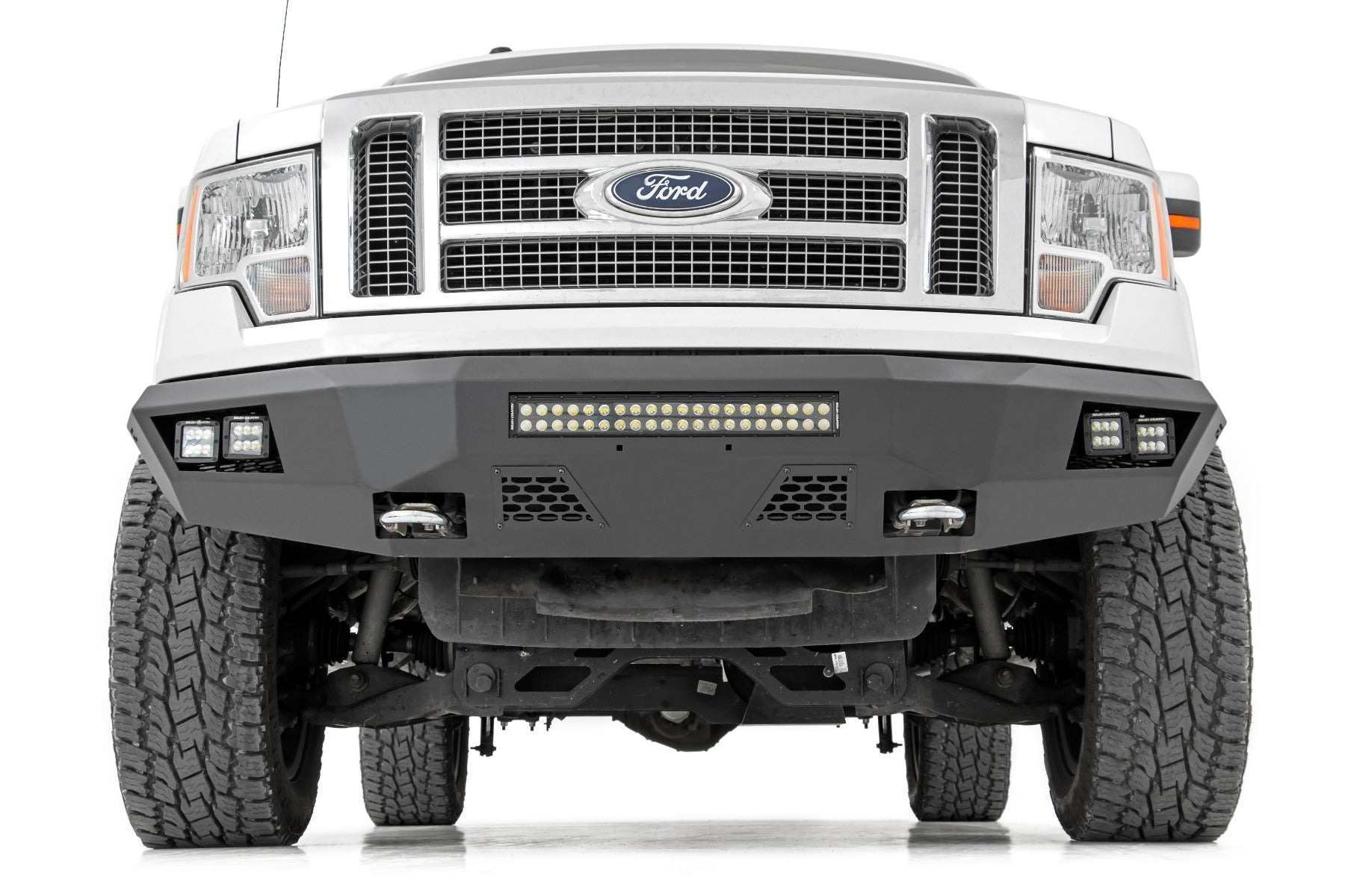 Rough Country | Front Bumpers | Ford Heavy-Duty Front LED Bumper For 09-14 F-150 Rough Country | 10767