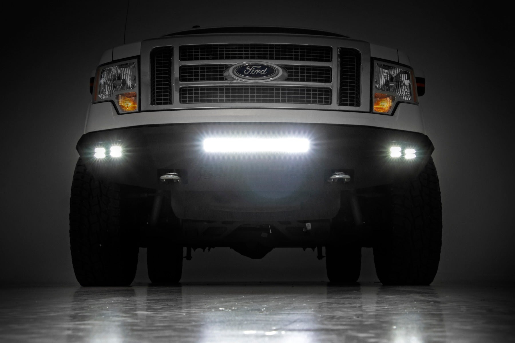 Rough Country | Front Bumpers | Ford Heavy-Duty Front LED Bumper For 09-14 F-150 Rough Country | 10767