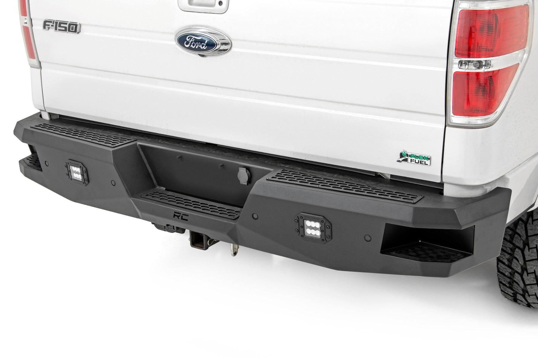 Rough Country | Rear Bumpers | Ford Heavy-Duty Rear LED Bumper For 09-14 F-150 Rough Country | 10768