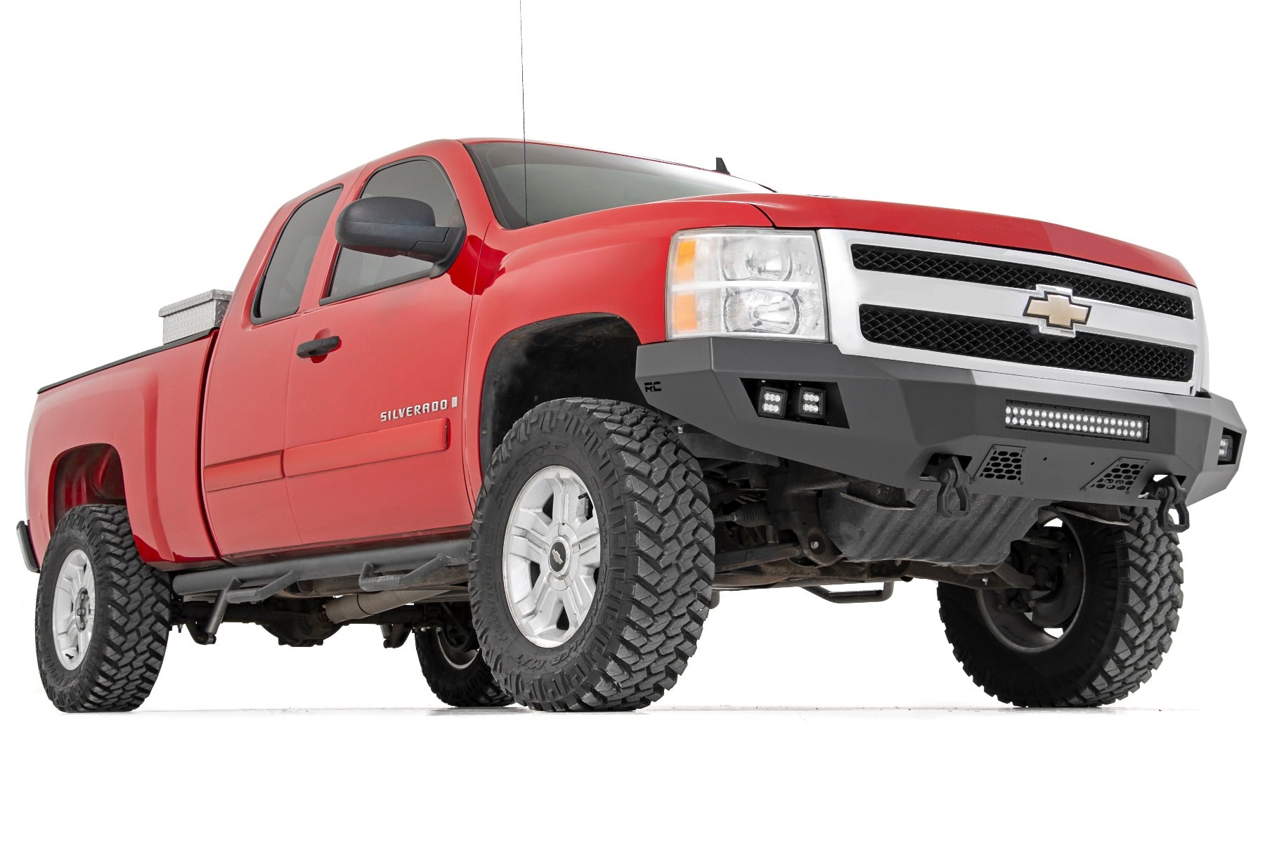 Rough Country | Front Bumpers | Chevy Heavy-Duty Front LED Bumper For 07-13 1500 Rough Country | 10769