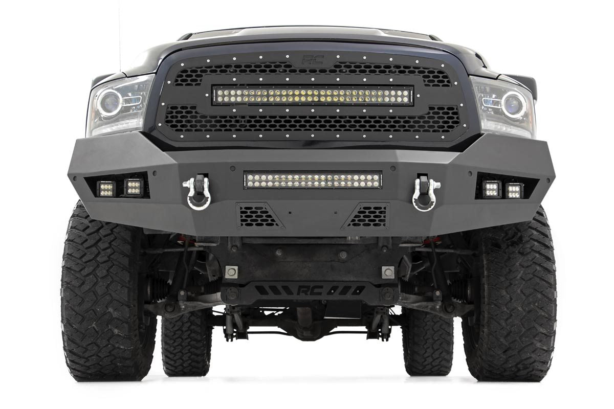 Rough Country | Front Bumpers | RAM Heavy-Duty Front LED Bumper 13-Up 1500 Rough Country | 10774