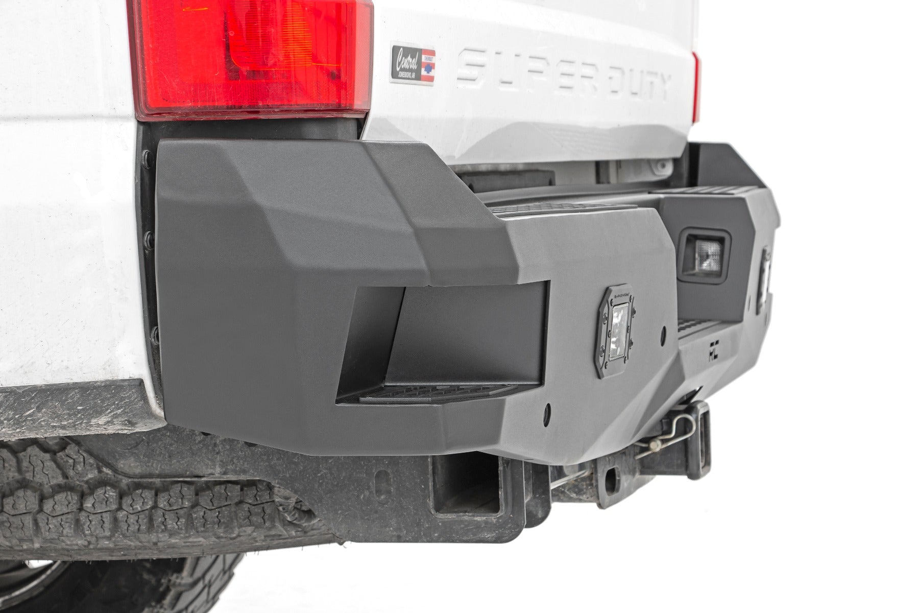 Rough Country | Rear Bumpers | Ford Heavy-Duty Rear LED Bumper 17-20 F-250/F-350 Rough Country | 10788