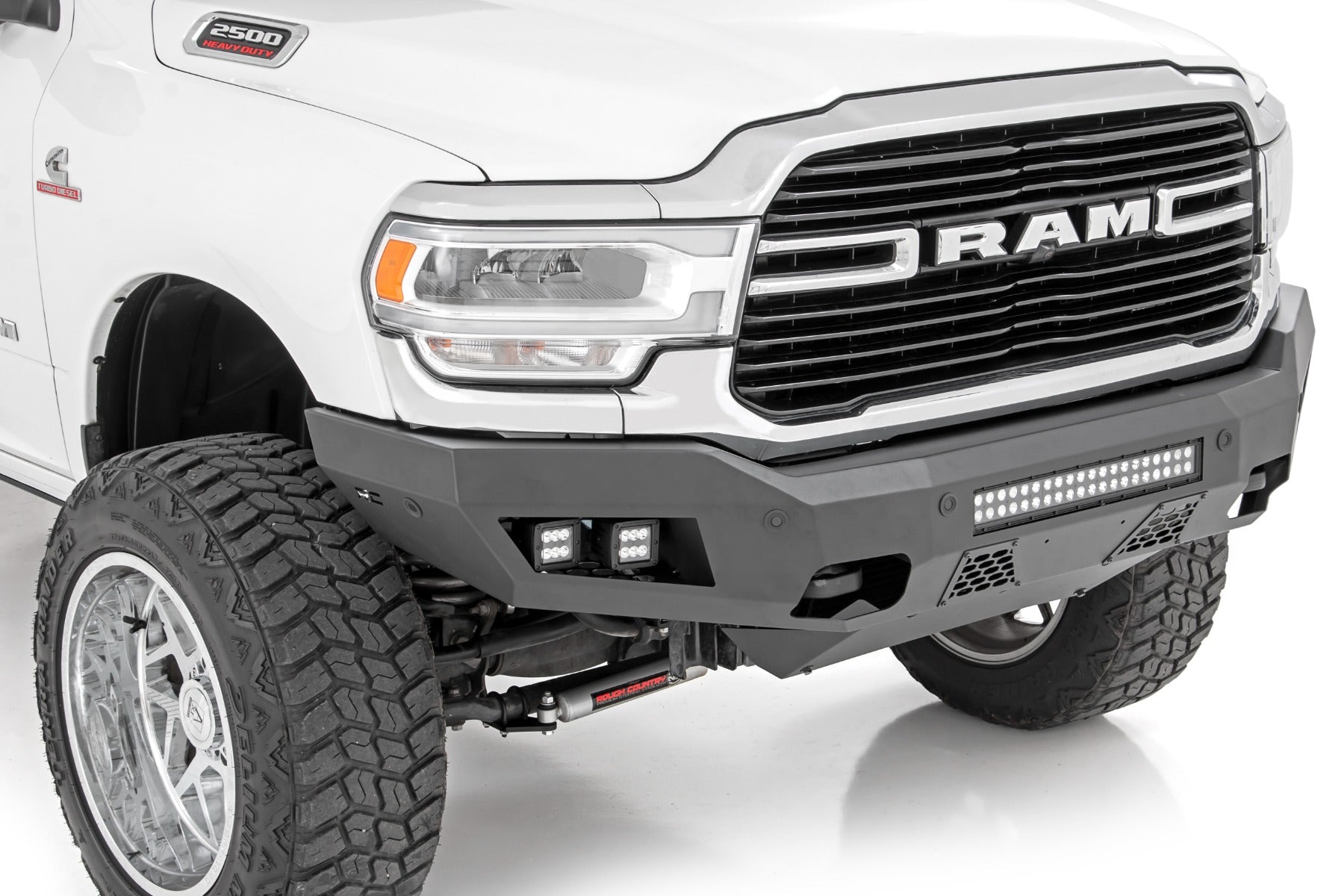 Rough Country | Front Bumpers | Front High Clearance LED Bumper 19-22 Ram 2500 Rough Country | 10806A