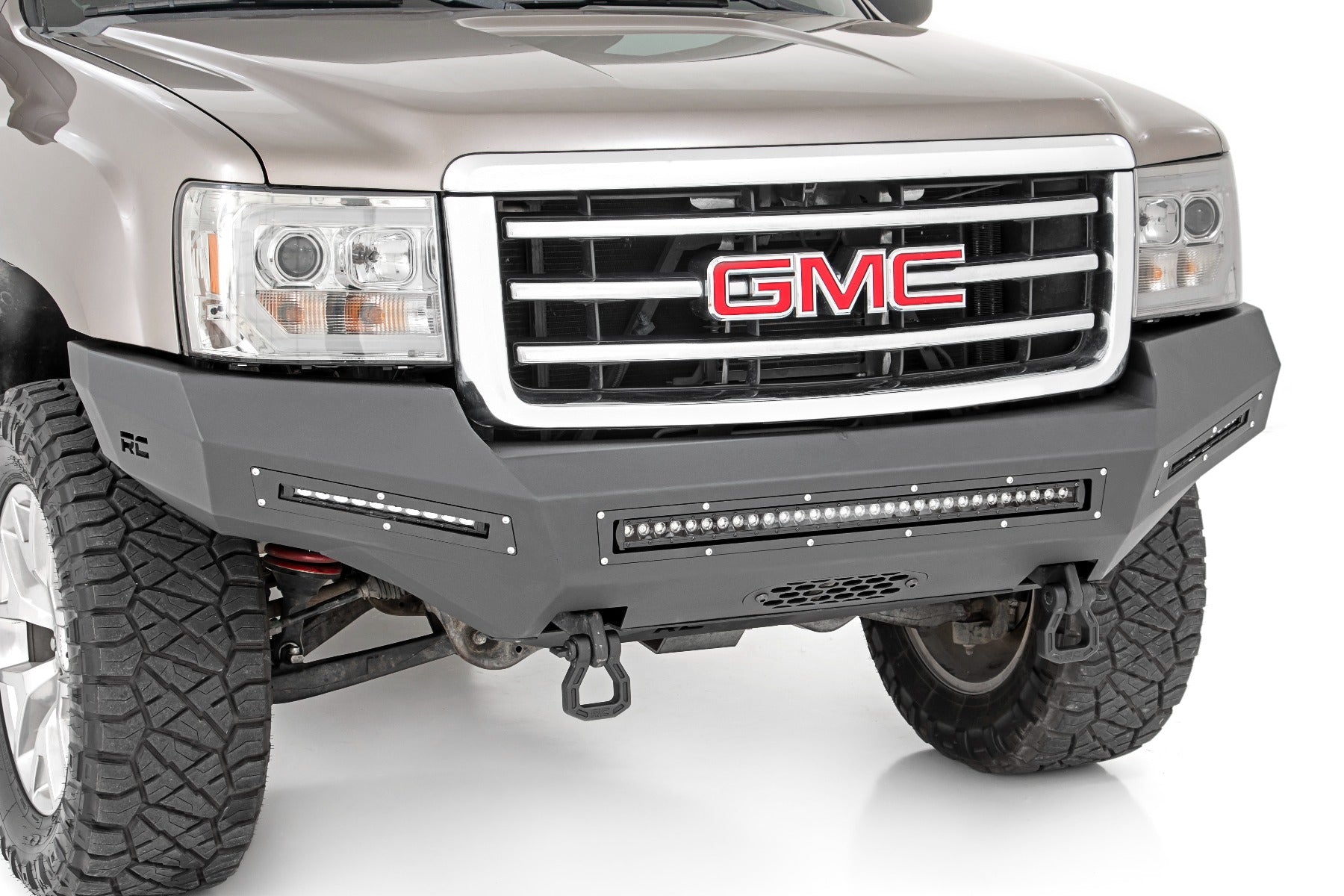 Rough Country | Front Bumpers | 07-13 GMC Sierra 1500 Front High Clearance Bumper Kit w/LEDs Rough Country | 10913