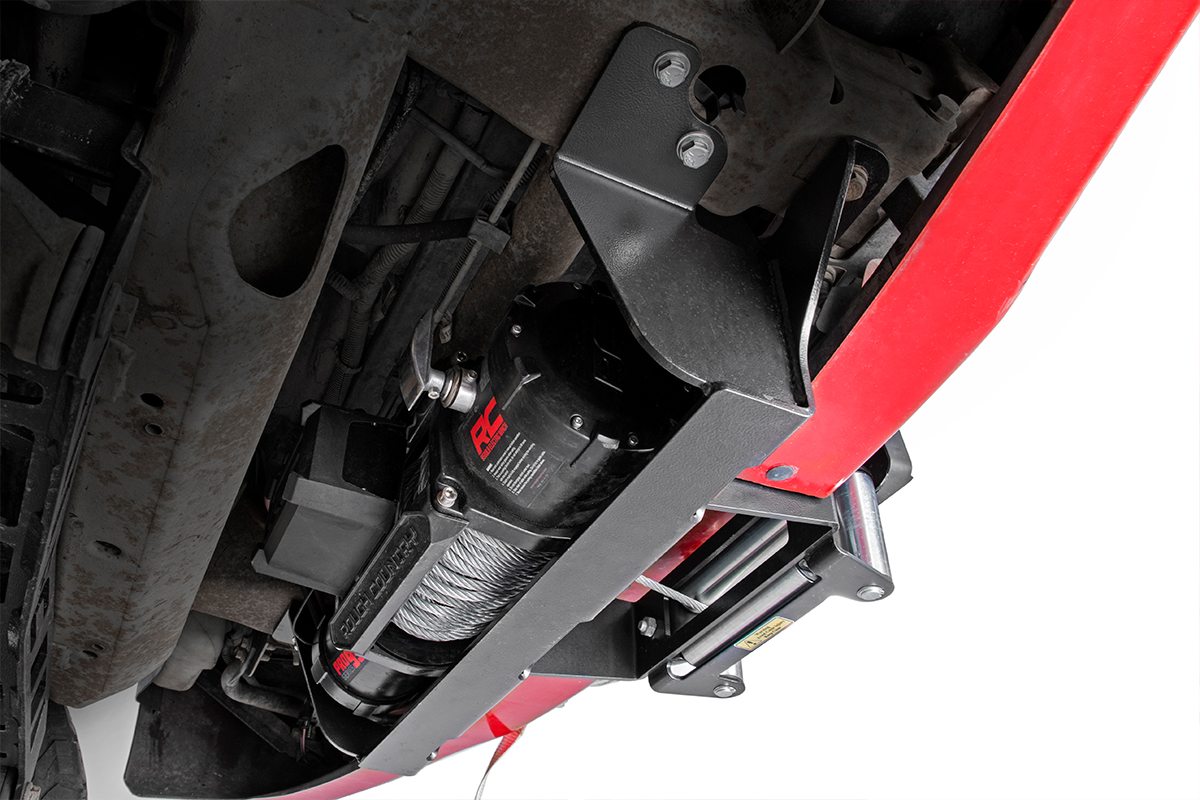 Rough Country | Winch Mount Plate | Hidden Winch Mounting Plate 99-06 Silverado/Sierra 1500 Rough Country | 11002