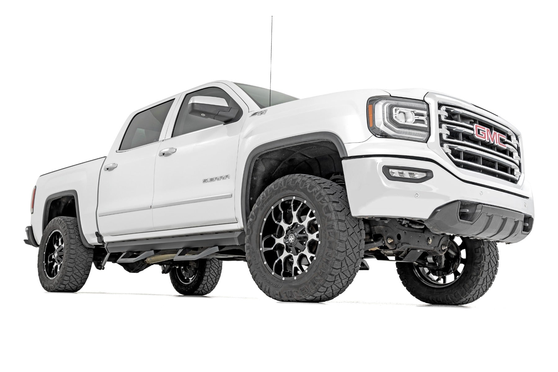 Rough Country | Side Steps | SRX2 Adjustable Aluminum Step Crew Cab 07-18 Chevy/GMC 1500/2500HD/3500HD Rough Country | 11009A