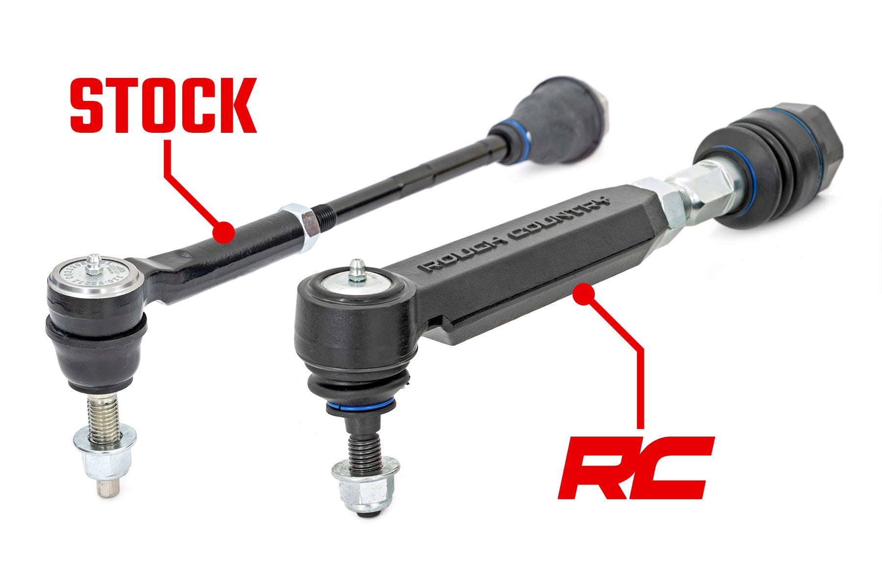 Rough Country | Steering Tie Rod End | HD Forged Tie Rod End Chevy/GMC 2500HD/3500HD (11-23) Rough Country | 11016