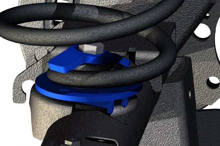 Rough Country | Coil Correction Plate | Jeep Rear Coil Correction Plates 07-18 Wrangler JK Rough Country | 1113