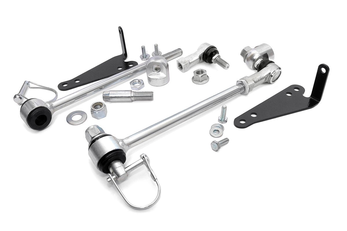 Jeep Sway Bar Disconnects 4-6 Inch 97-06 4WD Wrangler TJ Rough Country