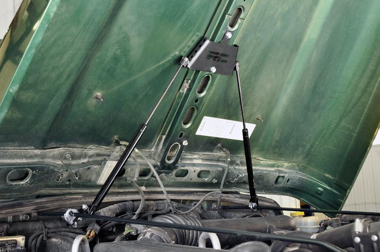 Rough Country | Hydraulic Hood Assist | Jeep TJ Hydraulic Hood Assist 97-06 Wrangler TJ Rough Country | 1151