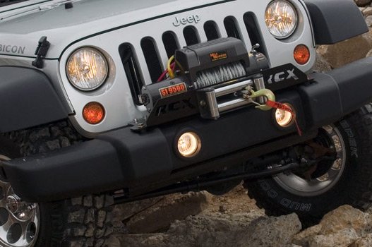 Rough Country | Winch Mount Plate | Jeep Winch Mounting Plate for Factory Bumper 07-18 Wrangler JK Rough Country | 1162