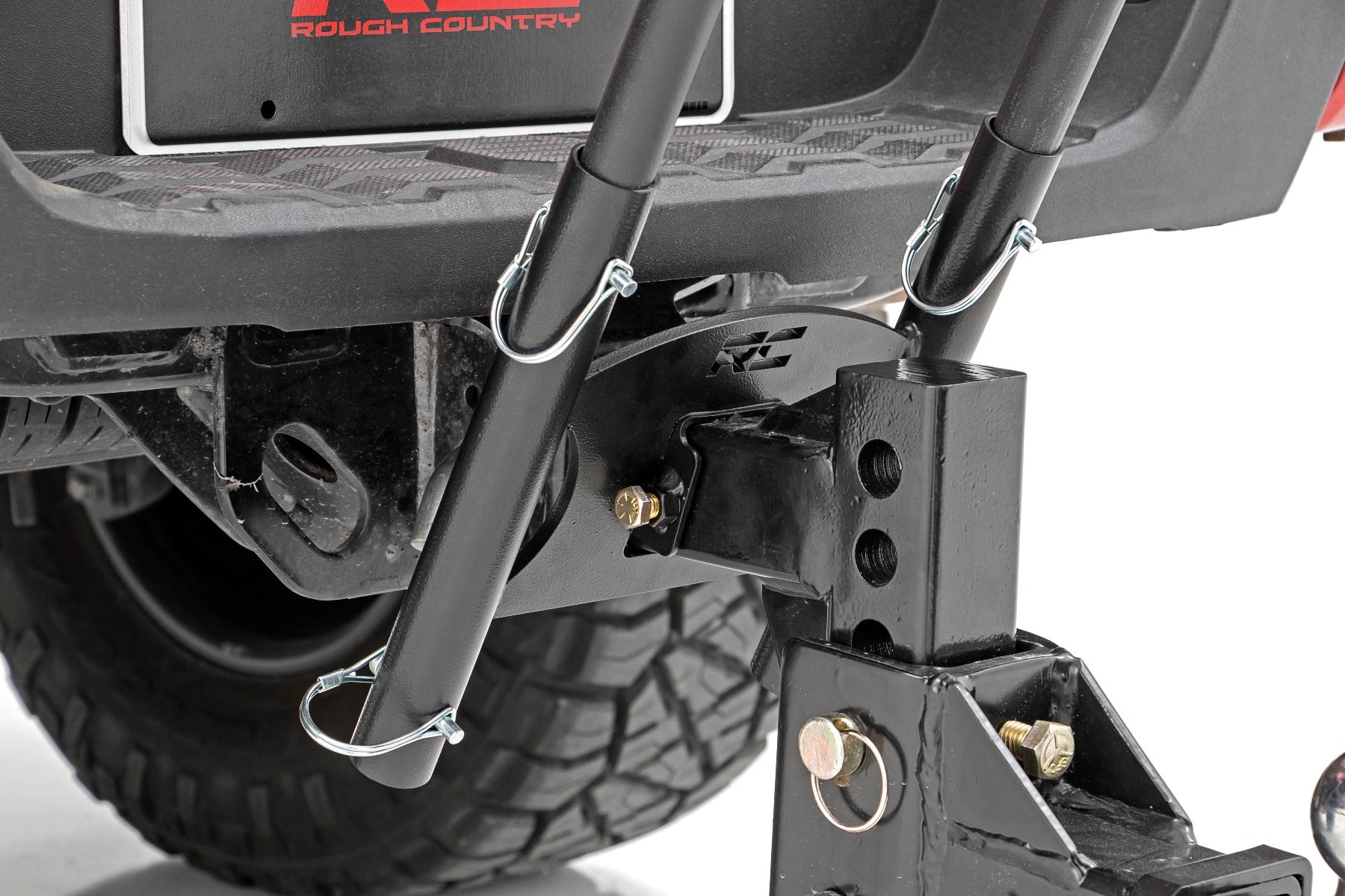 Rough Country | Flag Pole Mount | Dual Flag Pole Holder Mount for 2 Inch Hitch Rough Country | 117500