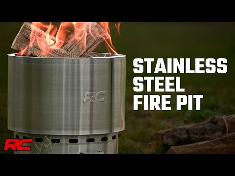 Rough Country | Fire Pit | Fire Pit Stainless Steel With Carry Bag Rough Country | 117515