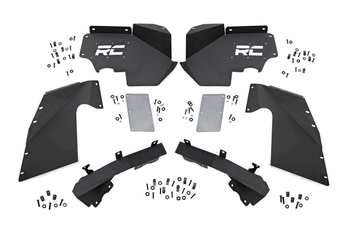 Rough Country | Fender Liner | Jeep Front Inner Fenders Vertex Shocks 07-18 Wrangler JK Rough Country | 1195V