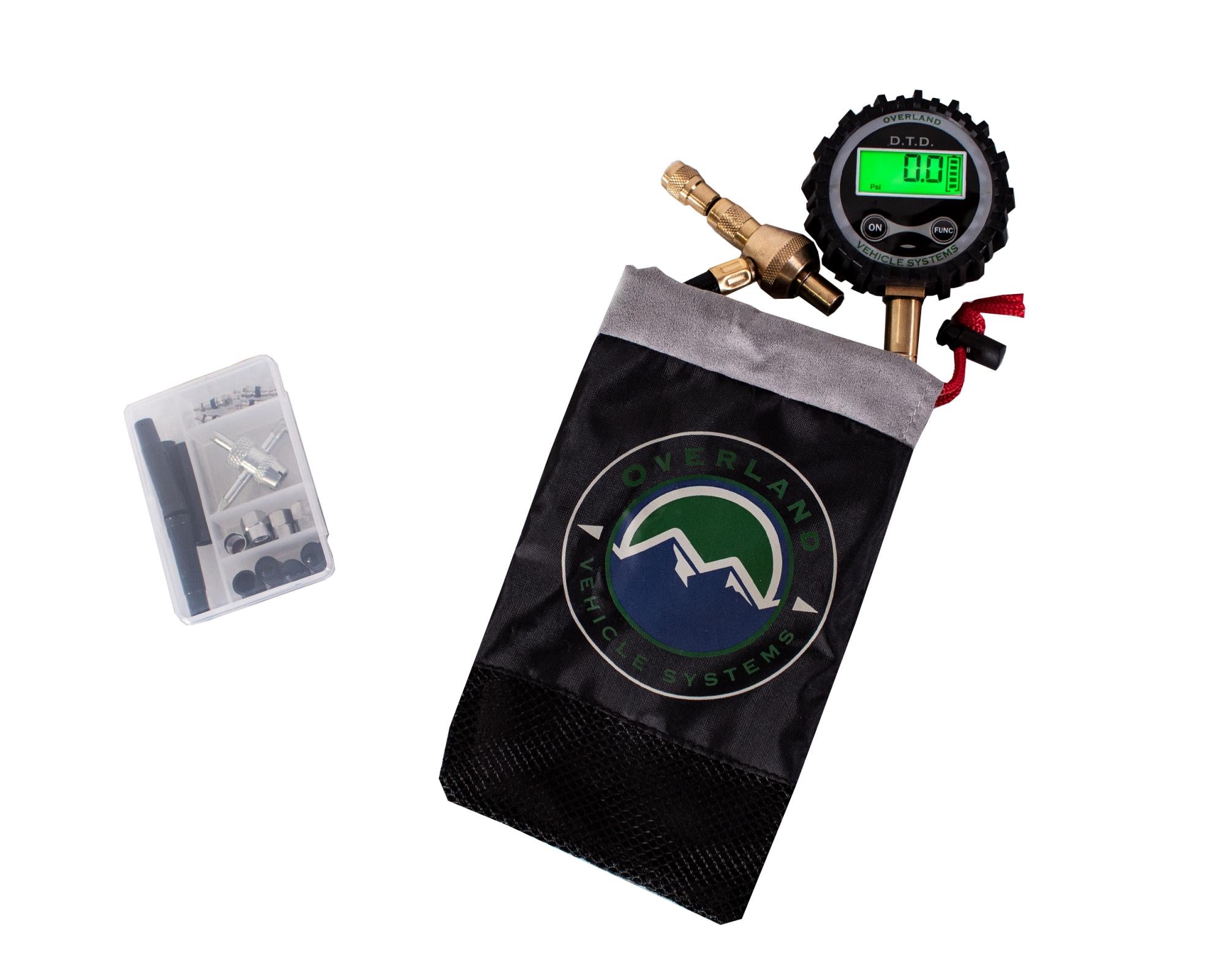 Up Down Air | Tire Deflator | Digital Tire Deflator with Valve Kit & Storage Bag Up Down Air | 12020001