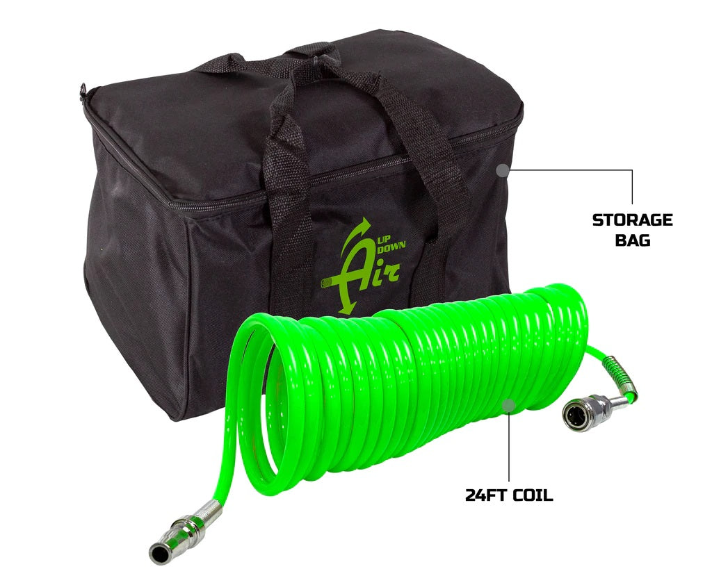 Up Down Air | Air Compressor | Air Compressor System 5.6 CFM With Storage Bag Hose & Attachments Single Motor Up Down Air | 12099917