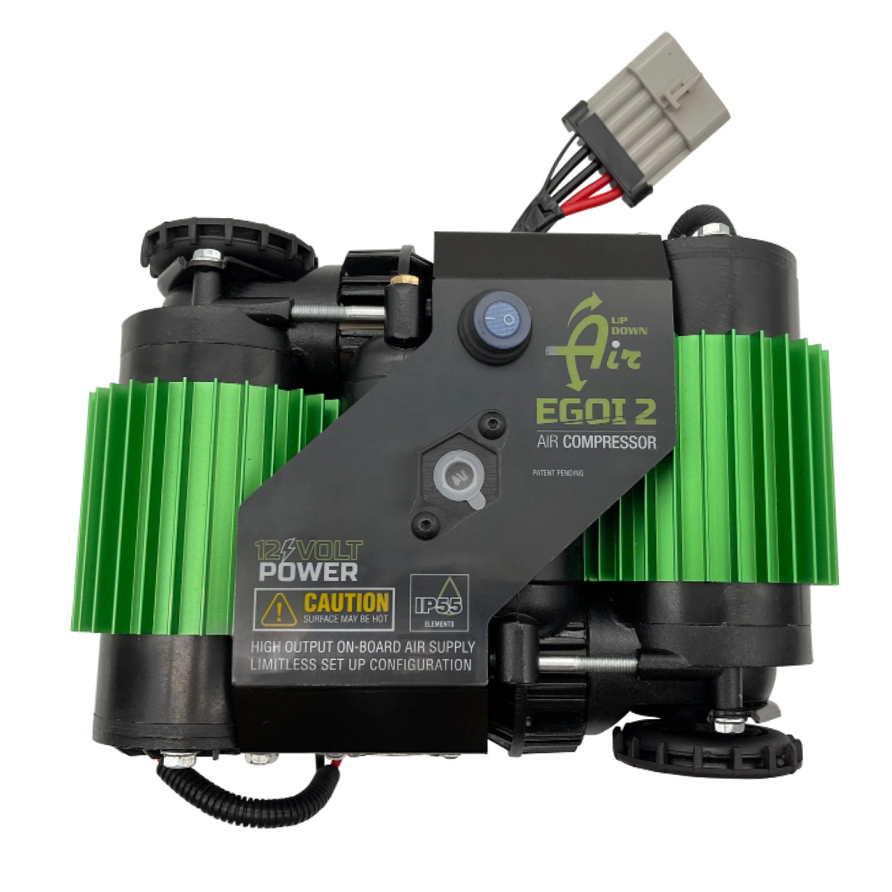 Up Down Air | Air Compressor | EGOI II Permanent On Board Dual Motor Air Compressor System 6.35 CFM Up Down Air | 12099918