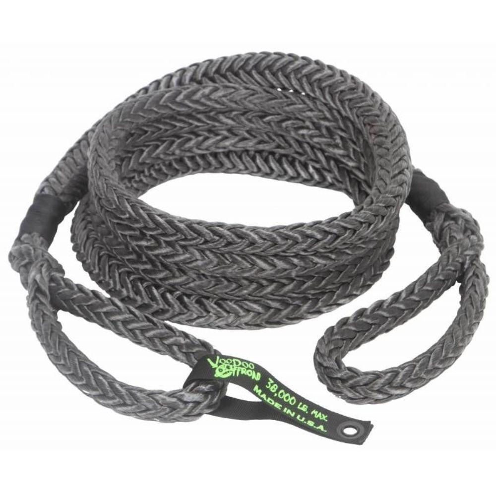 Voodoo Offroad | RP-ROPE PRODUCTS | 7/8" x 30 ft - Synthetic Recovery Rope - Black | 1300027
