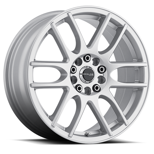 RACELINE | Aluminum Wheels | Aluminum Wheels 18x7.5 Mystique 141S Gloss Silver 42 Offset 5 on 100/5 on 114.3 Bolt Pattern 72.62 Bore Raceline | 141S-87589+42