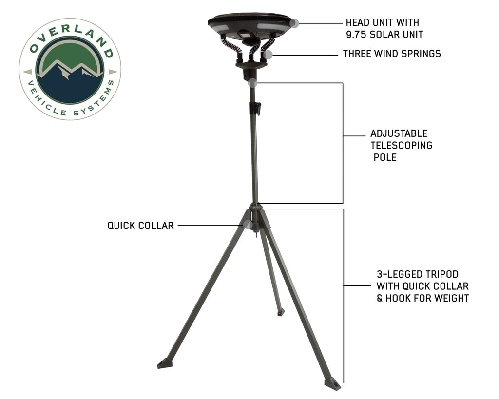 OVS | Camping Gear | UFO Solar Light Light Pods & Speaker - Camping Light Overland Vehicle Systems | 15049901