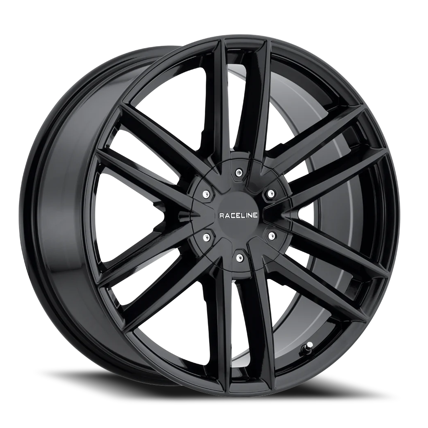 RACELINE | Aluminum Wheels | Aluminum Wheels 22x9.5 Impulse 158B Gloss Black Split Spoke 15 Offset 5 on 115/5 on 120 Bolt Pattern 74.1 Bore Raceline | 158B-229559+15