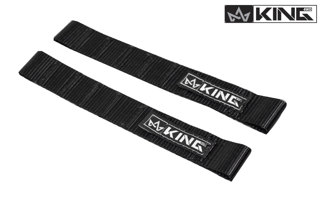 King 4WD | Door Strap | Jeep Interior Door Strap Heavy Duty Adjustable All Jeep Years Black King 4WD | 16010001