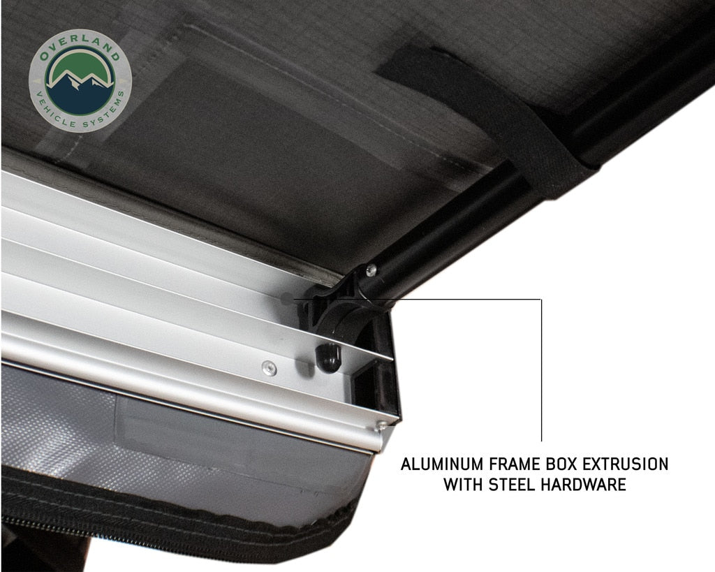 OVS | Portable Awning | Nomadic Awning 4.5 The Perfect 4.5 Awning with Black Cover Overland Vehicle Systems | 18039909