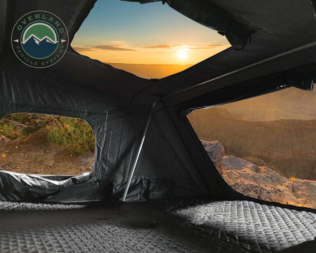 OVS | Roof Top Tent | HD Bushveld Cantilever Hard Shell Roof Top Tent Grey Body & Tan Rainfly | 18089901