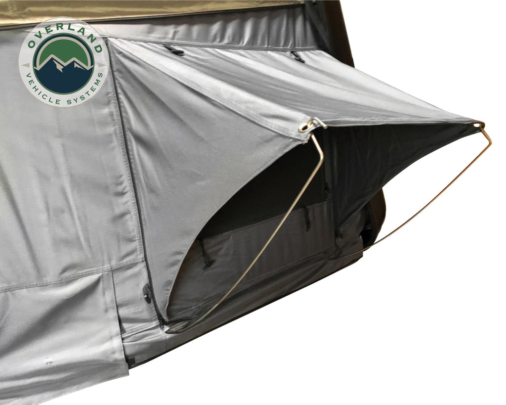 OVS | Roof Top Tent | HD Bushveld Cantilever Hard Shell Roof Top Tent Grey Body & Tan Rainfly | 18089901