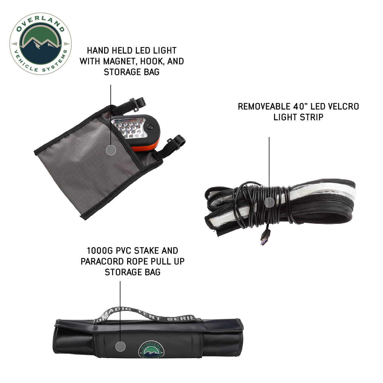 OVS | Roof Top Tent | HD Nomadic 4 Extended Soft Shell Roof Top Tent, Grey Body & Green Rainfly | 18349936
