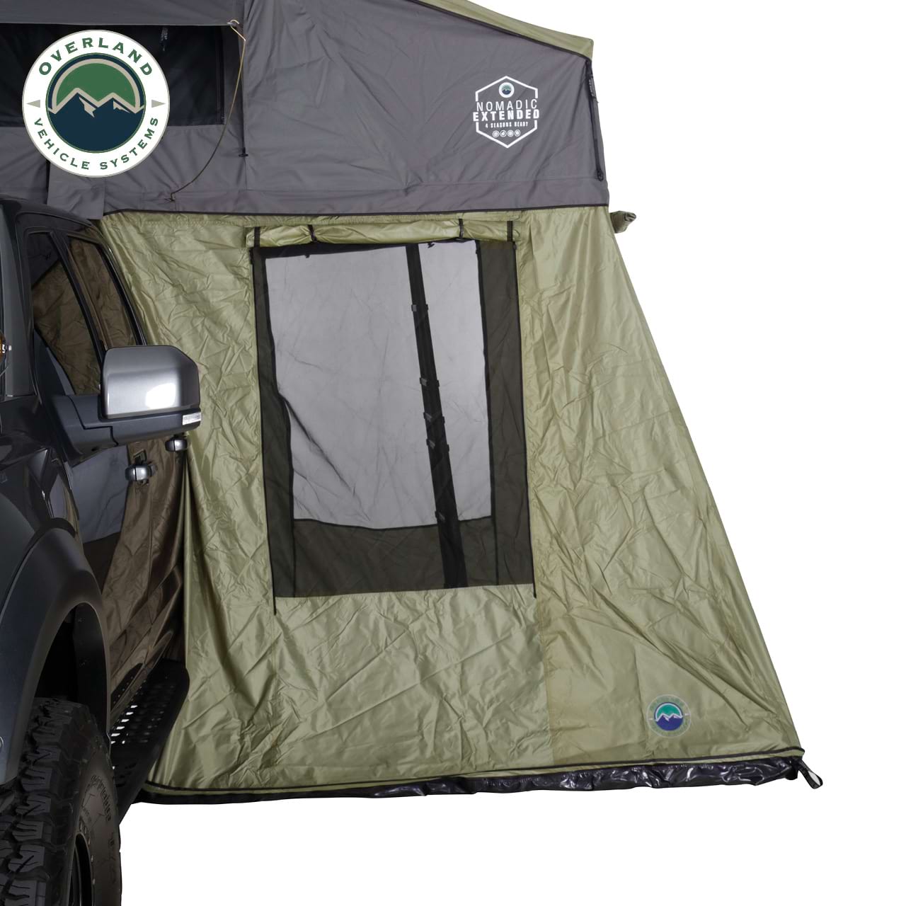 OVS | Tent Annex Room | HD Nomadic 3 Roof Top Tent Annex Green Base With Black Floor & Travel Cover | 18539936