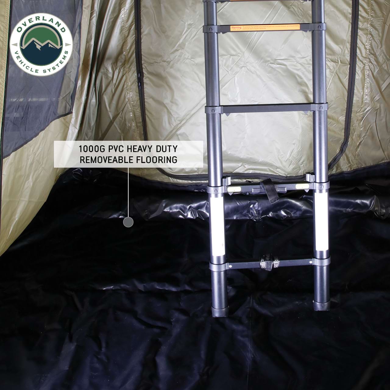 OVS | Tent Annex Room | HD Nomadic 3 Roof Top Tent Annex Green Base With Black Floor & Travel Cover | 18539936