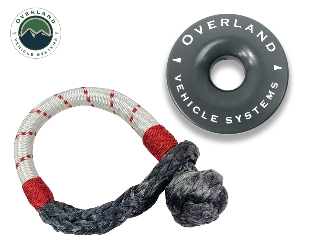 OVS | Soft Shackle | Combo Kit Soft Shackle 7/16" 41,000 lb. and Recovery Ring 4.0" 41,000 lb. | 19-4716