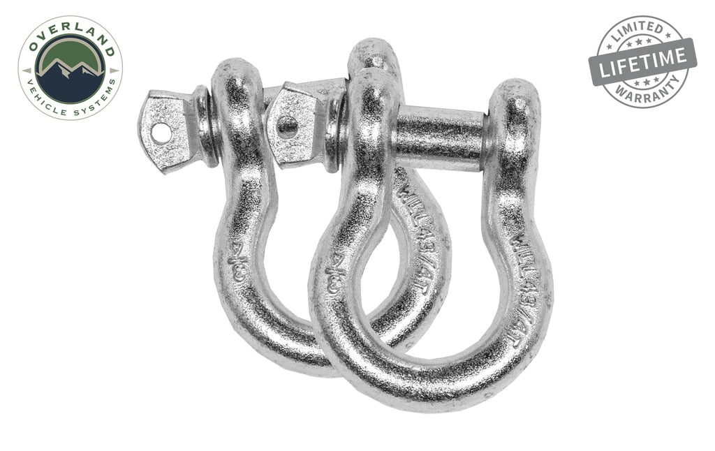 OVS | D Ring Shackle | Recovery Shackle D-Ring Bow Shackle vs Soft Shackle Overland Vehicle Systems | 19010205