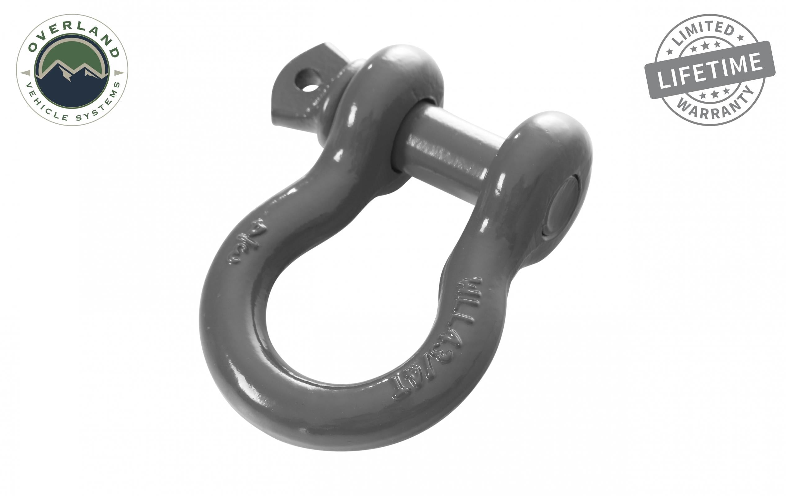 OVS | Recovery Kit | Buy Overland Vehicle Systems Recovery Shackle D Ring 3/4 Inch 4.75 Ton Grey Overland Vehicle Systems | 19010206