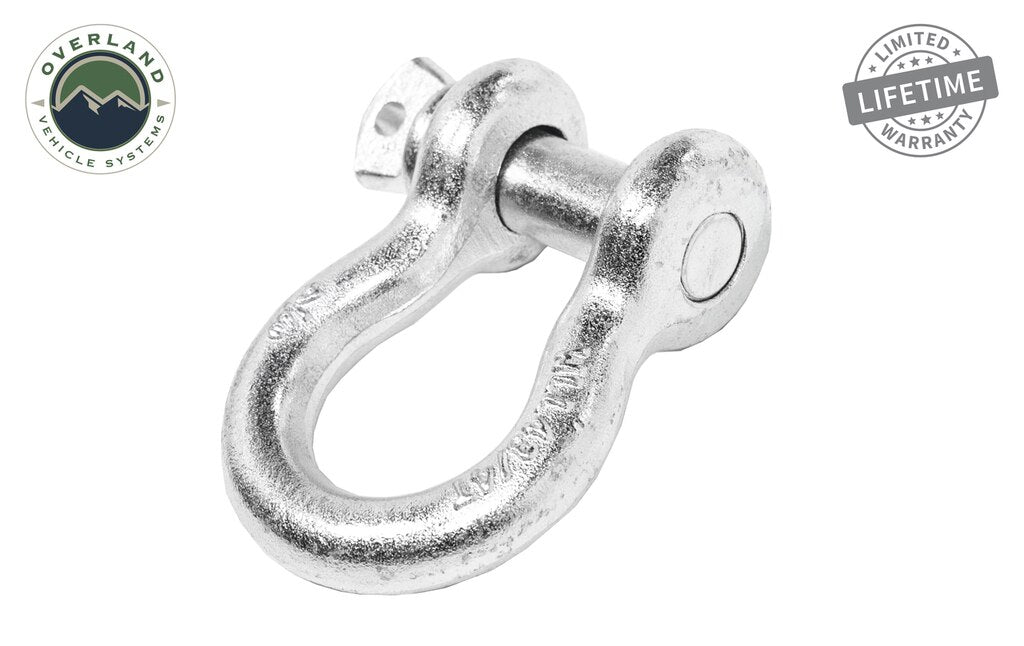 OVS | Winch Shackle | Recovery Shackle D-Ring 3/4" 4.75 Ton - Zinc | 19019905