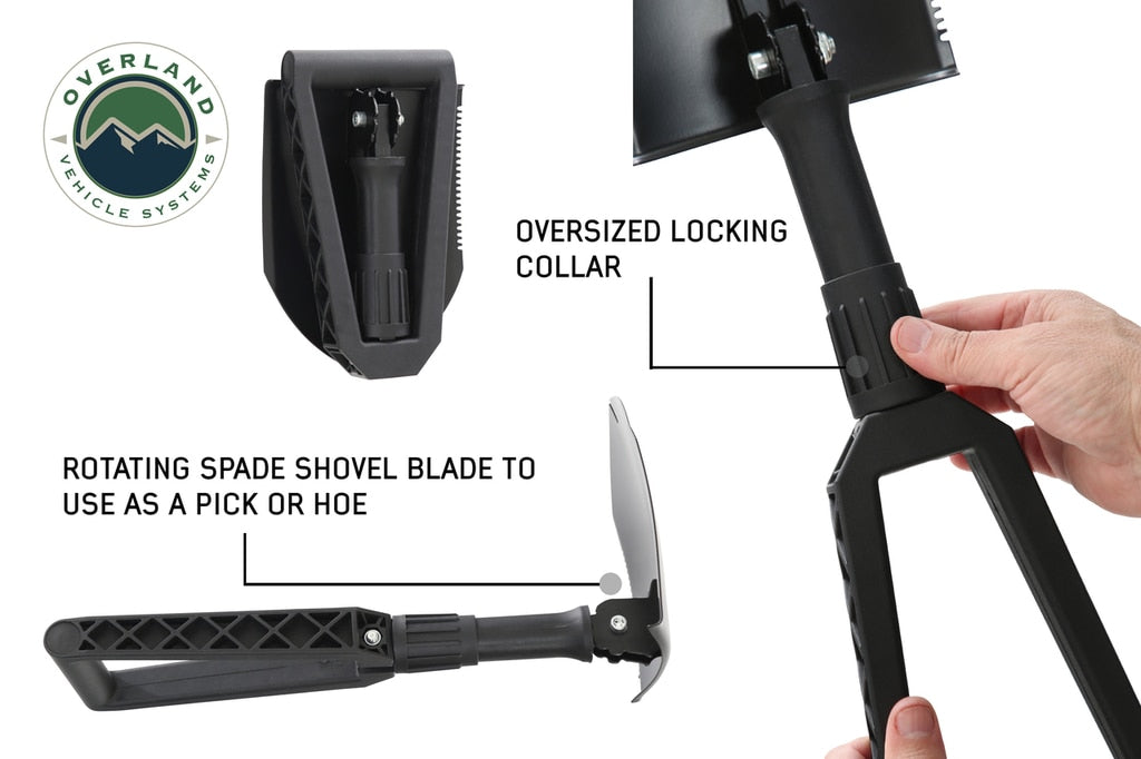 OVS | Shovel | Multi Functional Military Style Utility Shovel for extreme Overland Vehicle Systems | 19049901